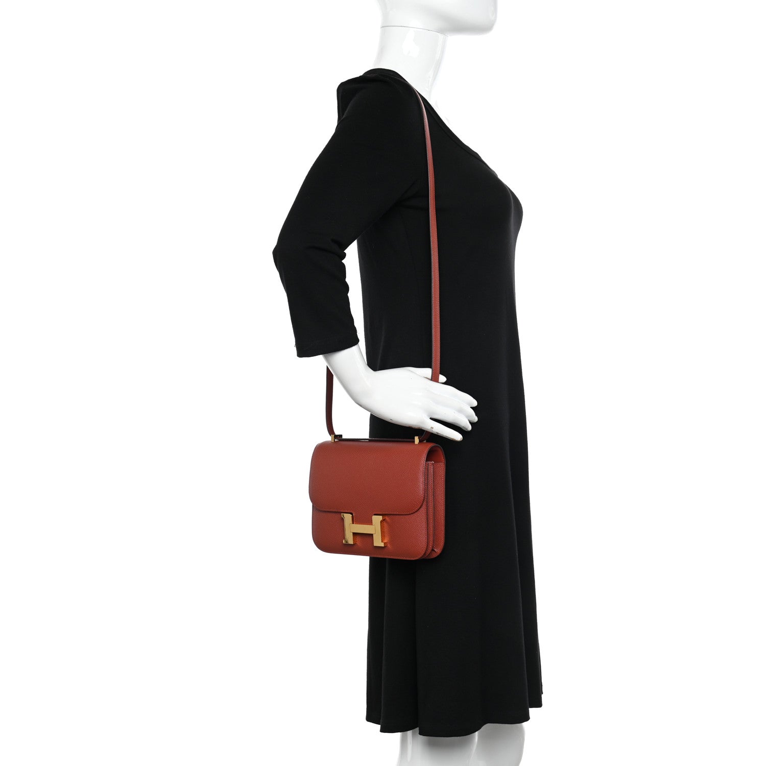 Hermes Epsom Constance 18 Rouge Venetian 2 of 15