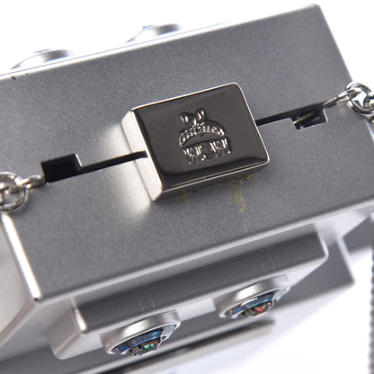MCM Perspex Roboter Series Clutch Bag Silver 9 of 29
