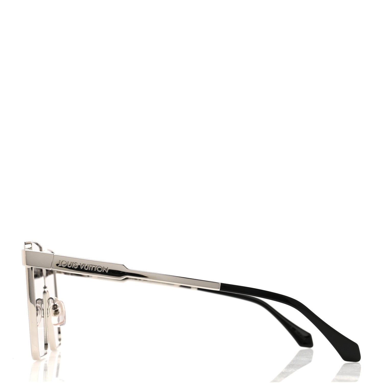 Louis Vuitton Metal Swarovski Crystal Cyclone Sunglasses Z1815U Silver 3 of 6