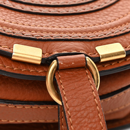 Chloe Calfskin Mini Marcie Round Crossbody Bag Tan 13 of 15