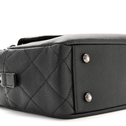Chanel Caviar Lambskin Quilted Coco Break Camera Case Black 9 of 10