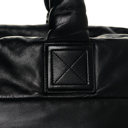 Chanel Lambskin Quilted Extra Large Coco Cocoon Reversible Tote Black 12 of 14