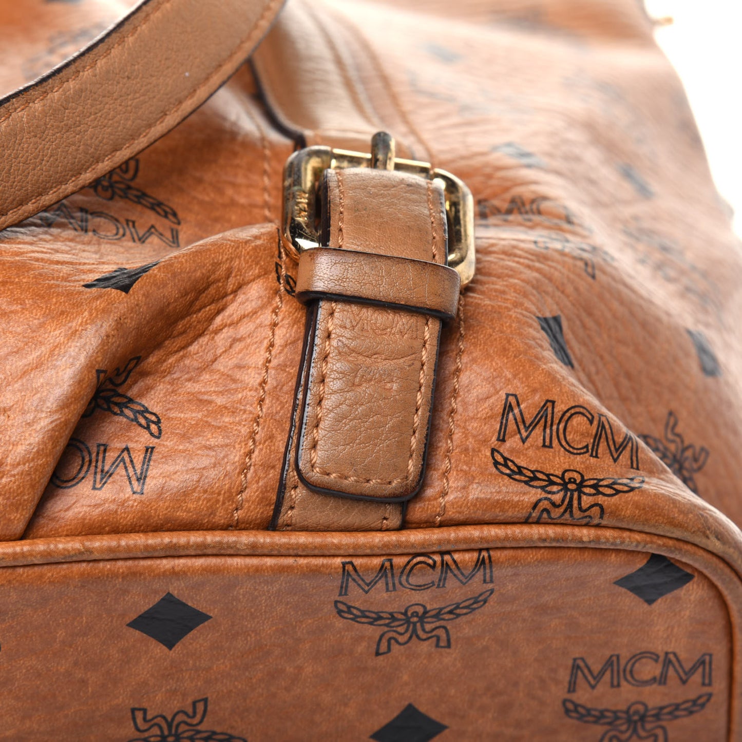 Visetos Medium Essentials Shopper Tote Cognac