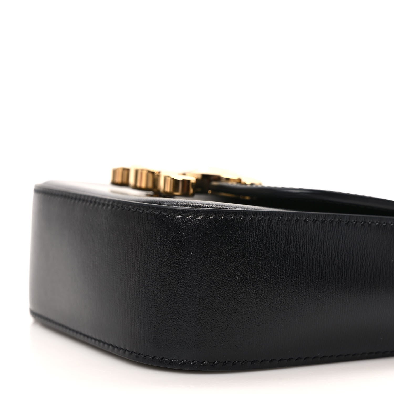 Celine Shiny Calfskin Mini Triomphe Black 8 of 9