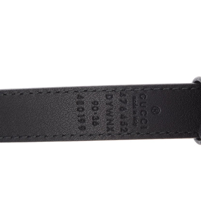 Gucci Calfskin Queen Margaret Bee Belt 90 36 Black 6 of 7