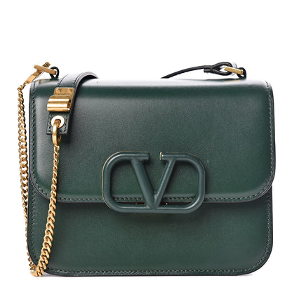 Valentino Garavani Smooth Calfskin Small VSling Shoulder Bag Green 3 of 12