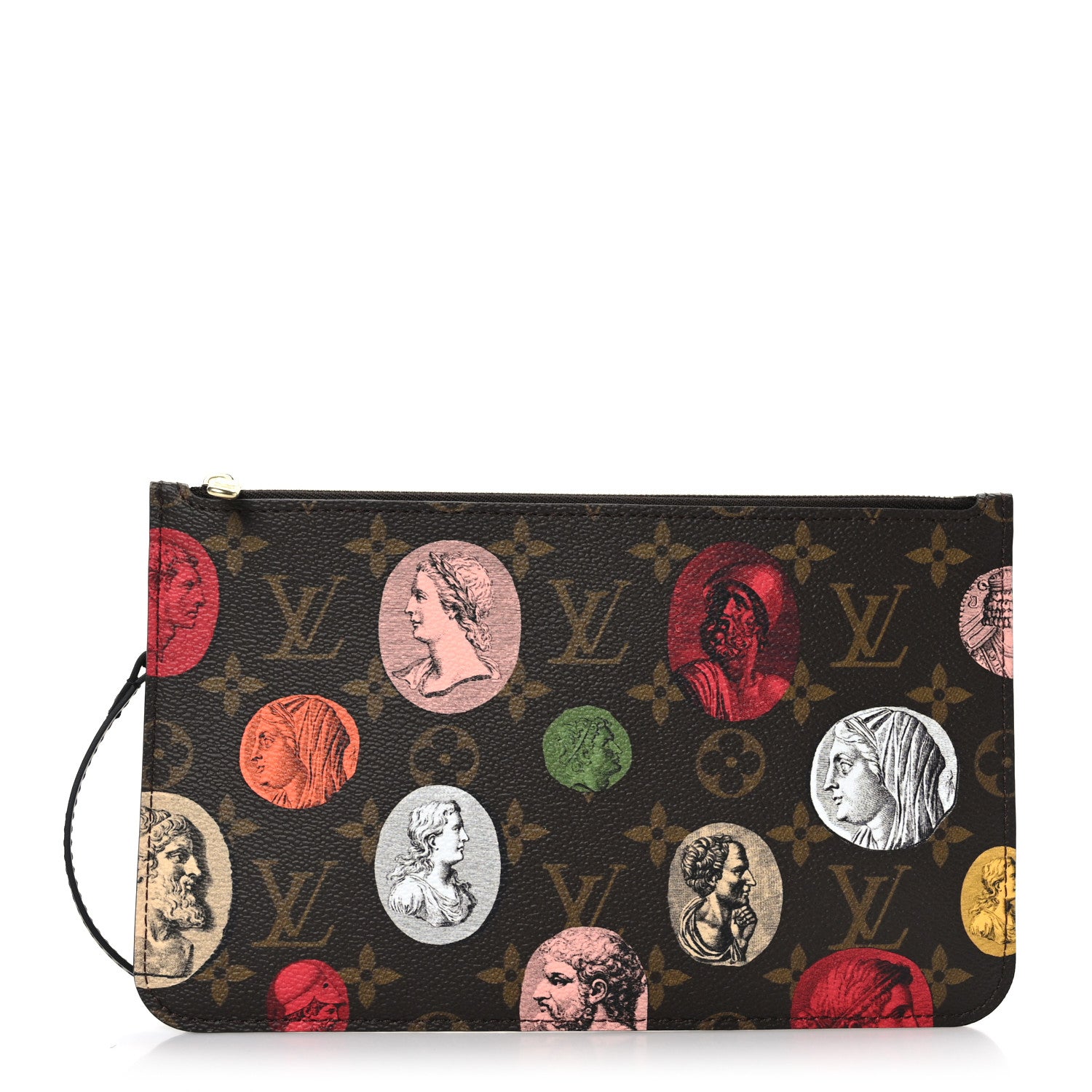 Louis Vuitton x FORNASETTI Monogram Cameo Neverfull MM GM Pochette 1 of 6