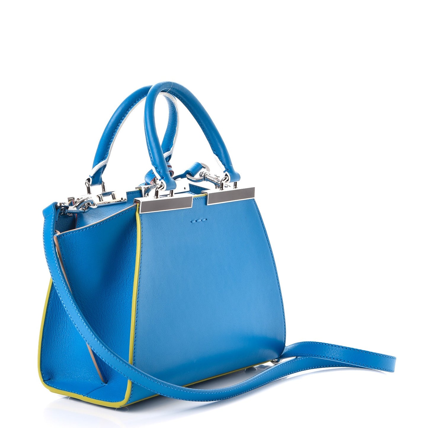Vitello Dolce Mini 3jours Tote Blue Royal
