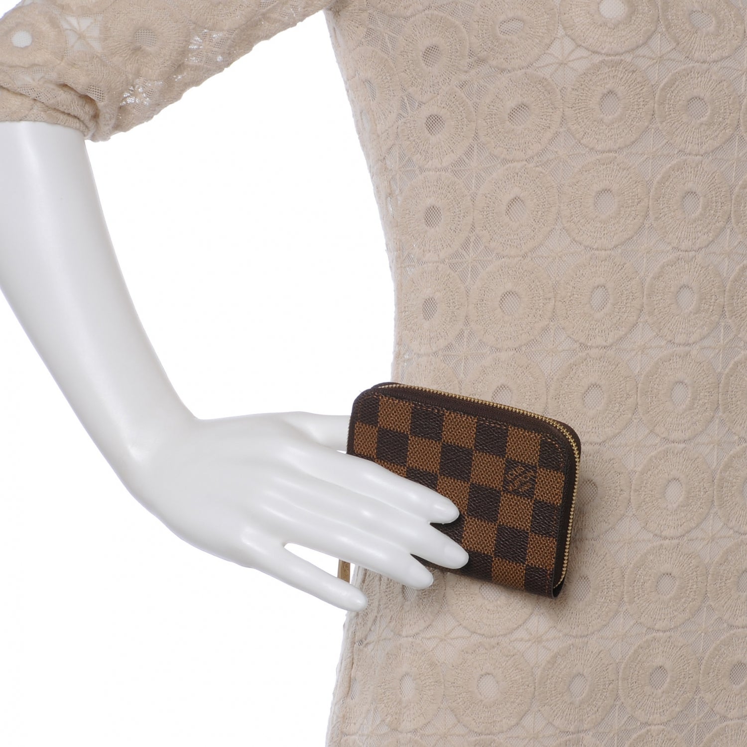 Louis Vuitton Damier Ebene Zippy Coin Purse 2 of 7