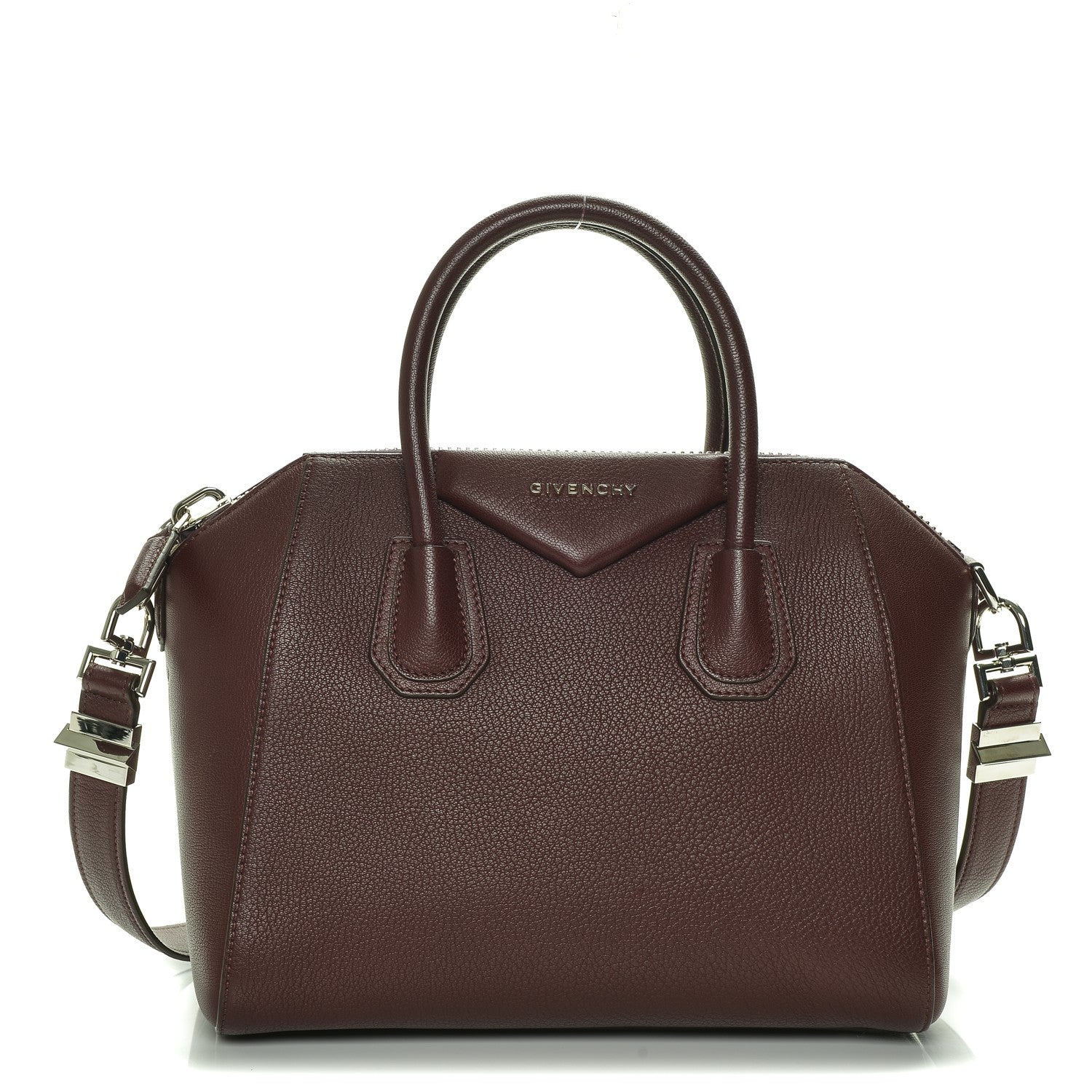 Givenchy Sugar Goatskin Small Antigona Oxblood 1 of 7