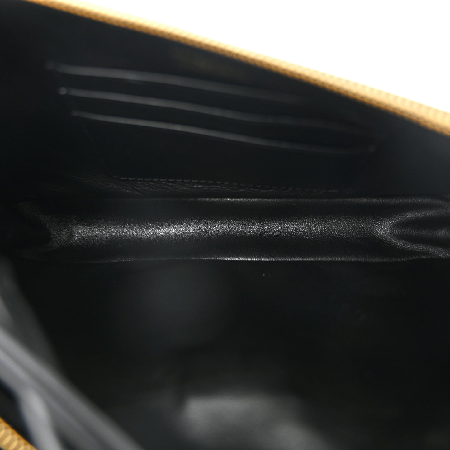 Natural Smooth Calfskin Rodeo Sling Pochette Black