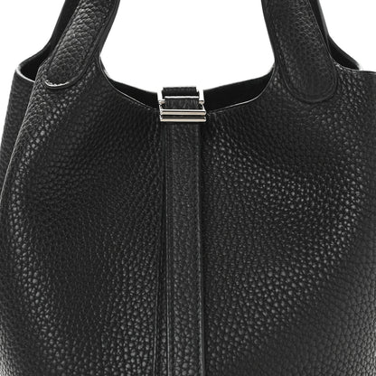 Hermes Taurillon Clemence Picotin Lock 18 PM Black 8 of 13