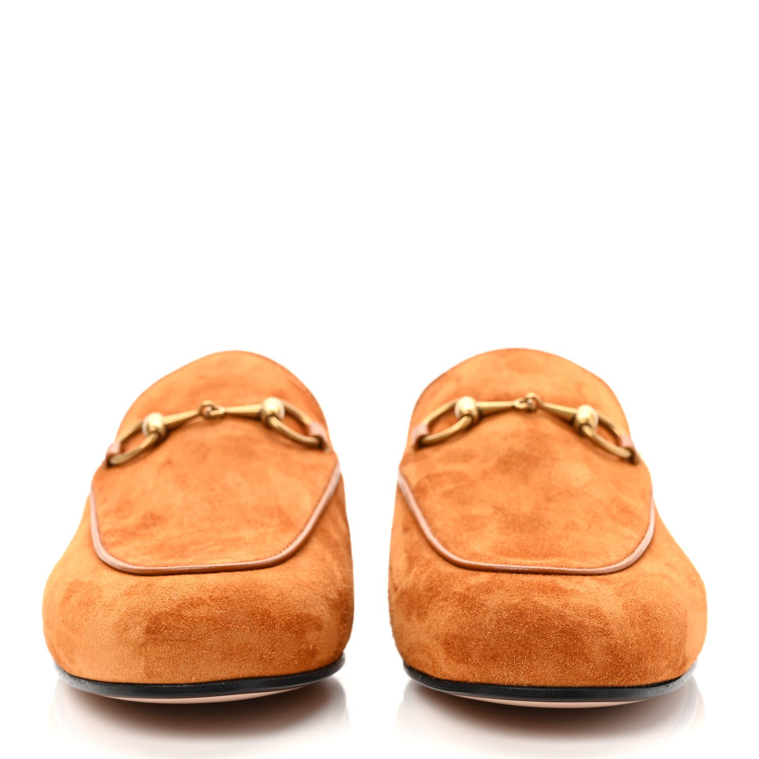 Gucci Suede Cachemire Malaga Kid Womens Princetown Slippers 36 Blondie Cognac 2 of 9