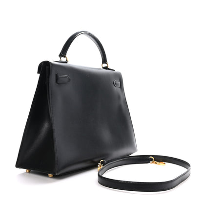 Hermes Box Kelly Sellier 32 Black 3 of 12
