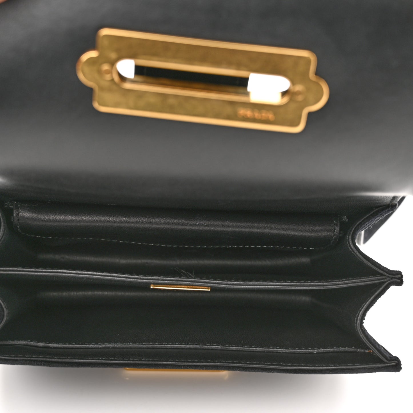 Velvet City Calfskin Cahier Bag Black