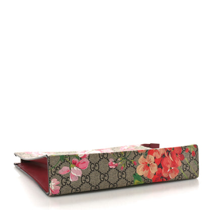 Gucci GG Supreme Monogram Blooms Large Cosmetic Case Beige Multicolor Dry Rose 4 of 10