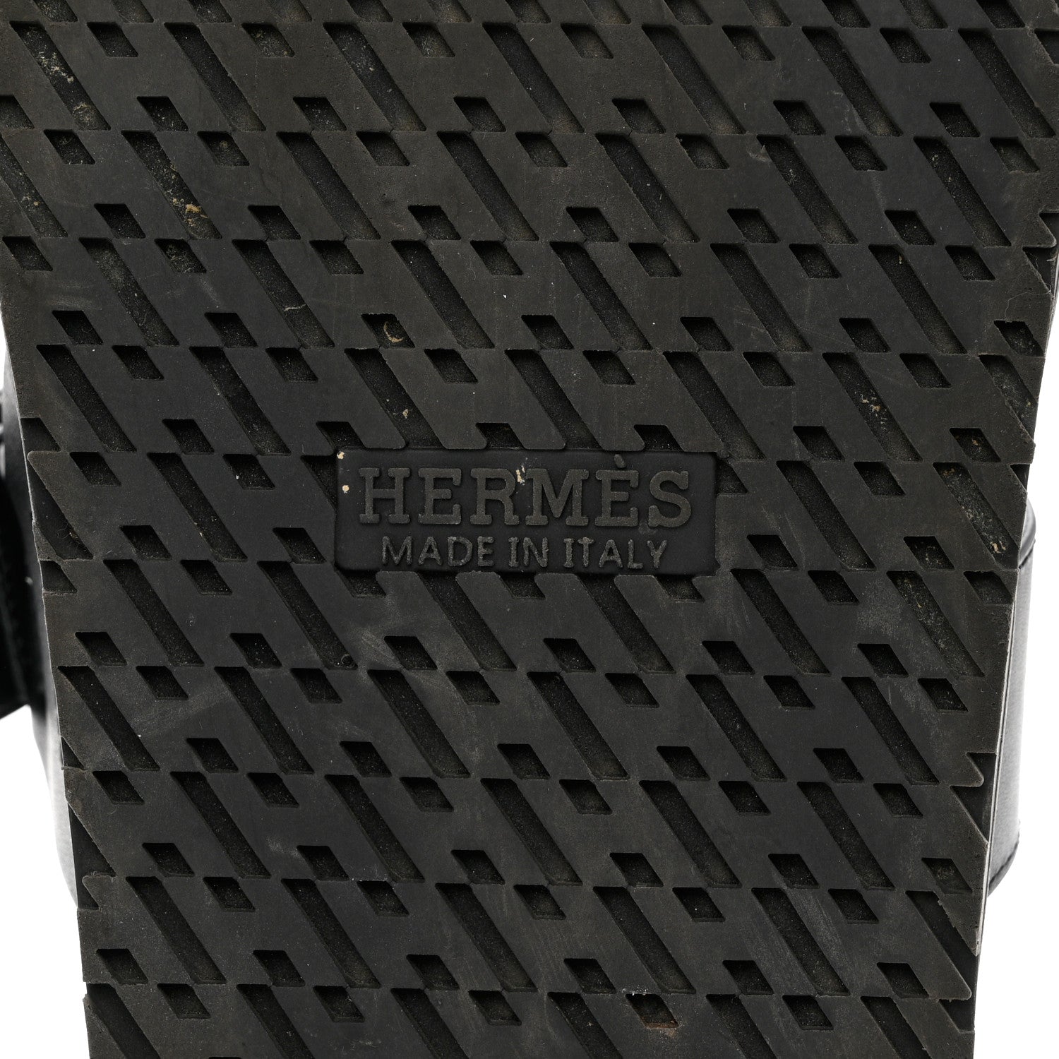 Hermes Calfskin Mens Chypre Sandals 42 Black 8 of 9
