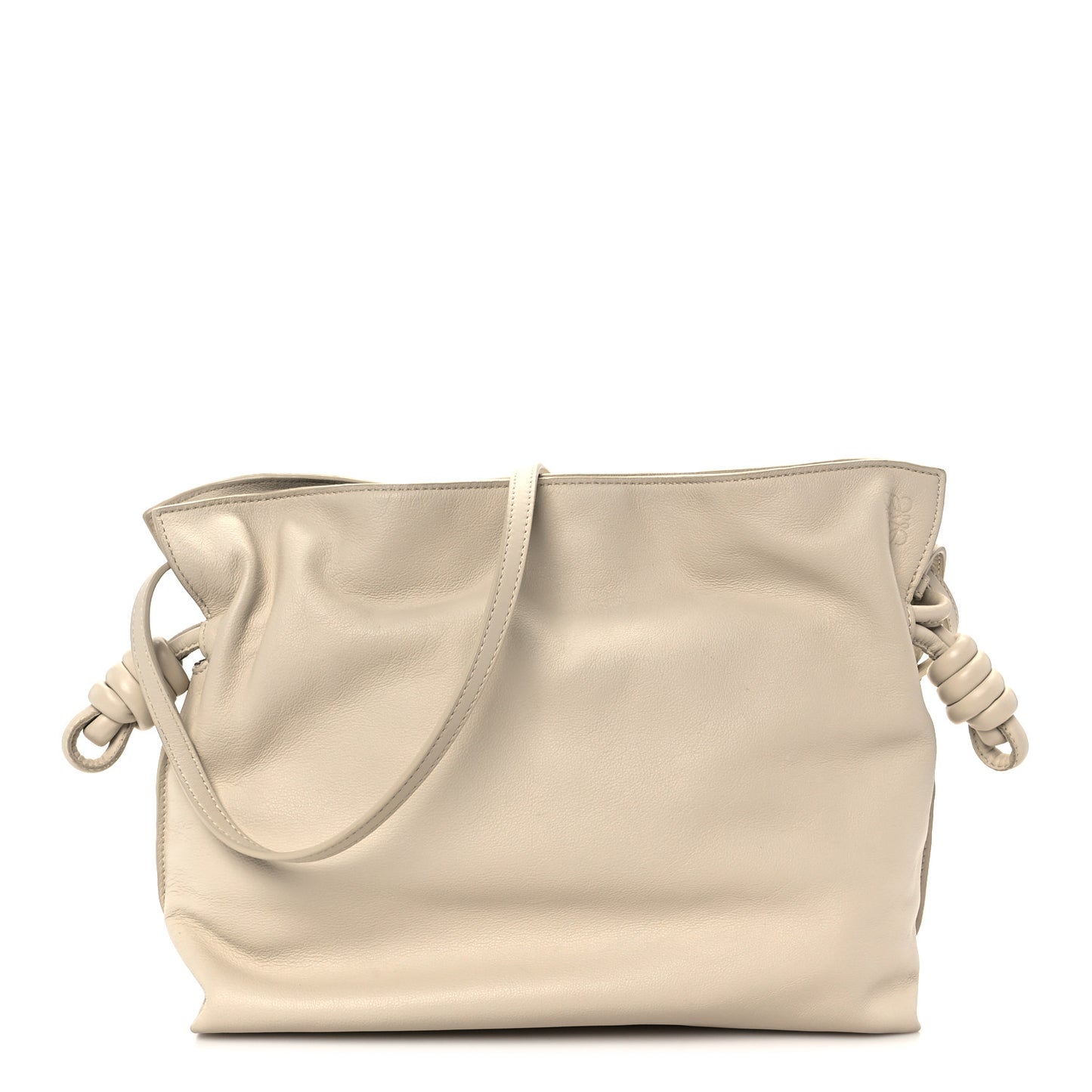 Nappa Medium Flamenco Knot Bag Sea Salt