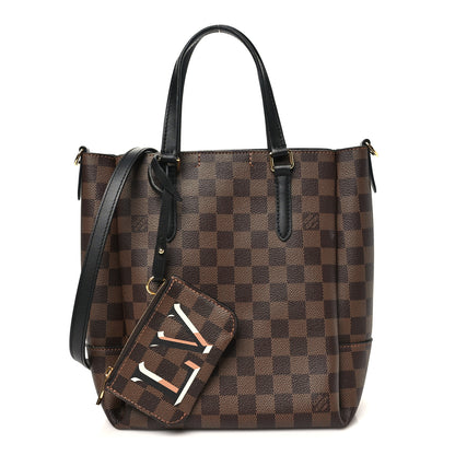 Louis Vuitton Damier Ebene Belmont PM Black 1 of 10