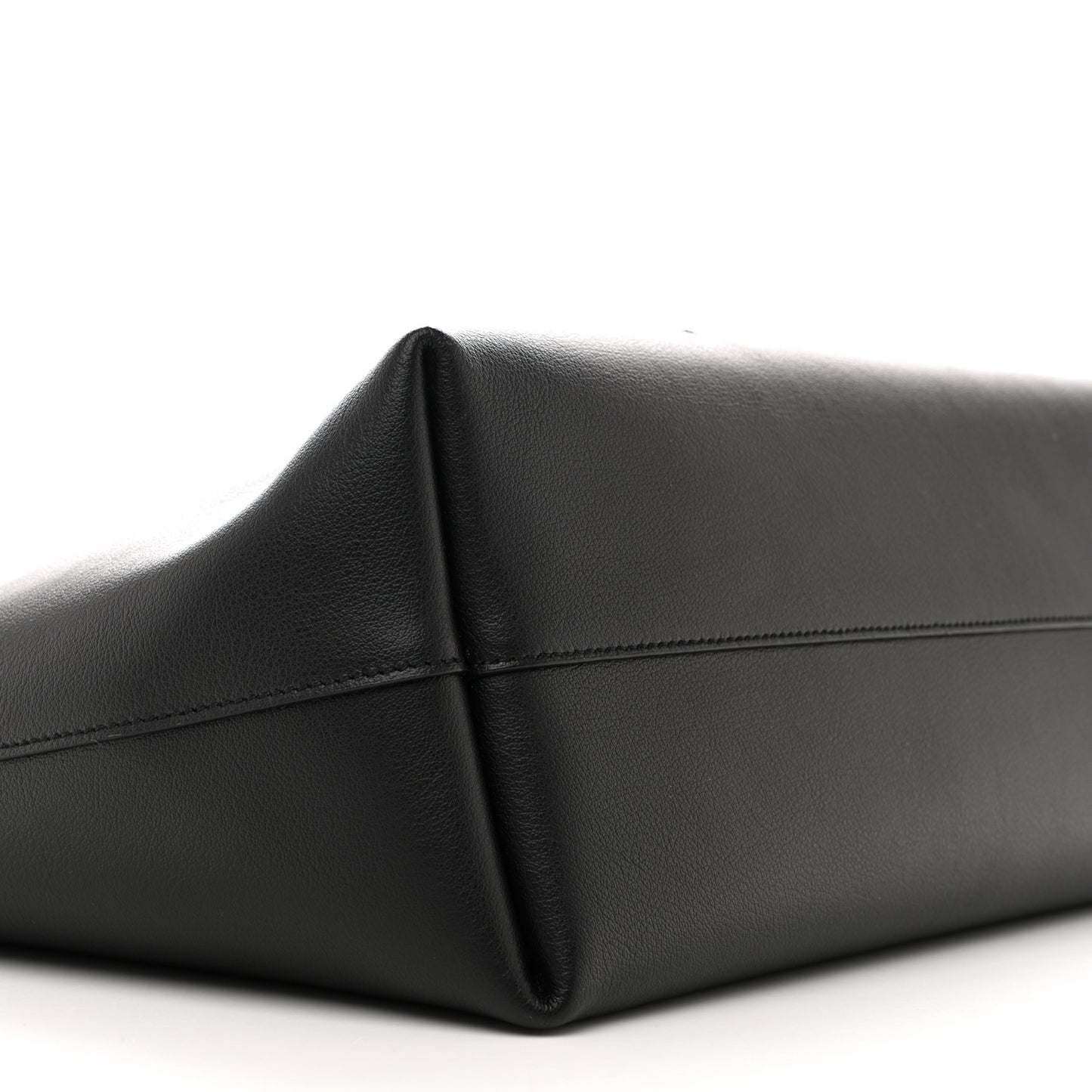 Calfskin Large Shopping Tote Black