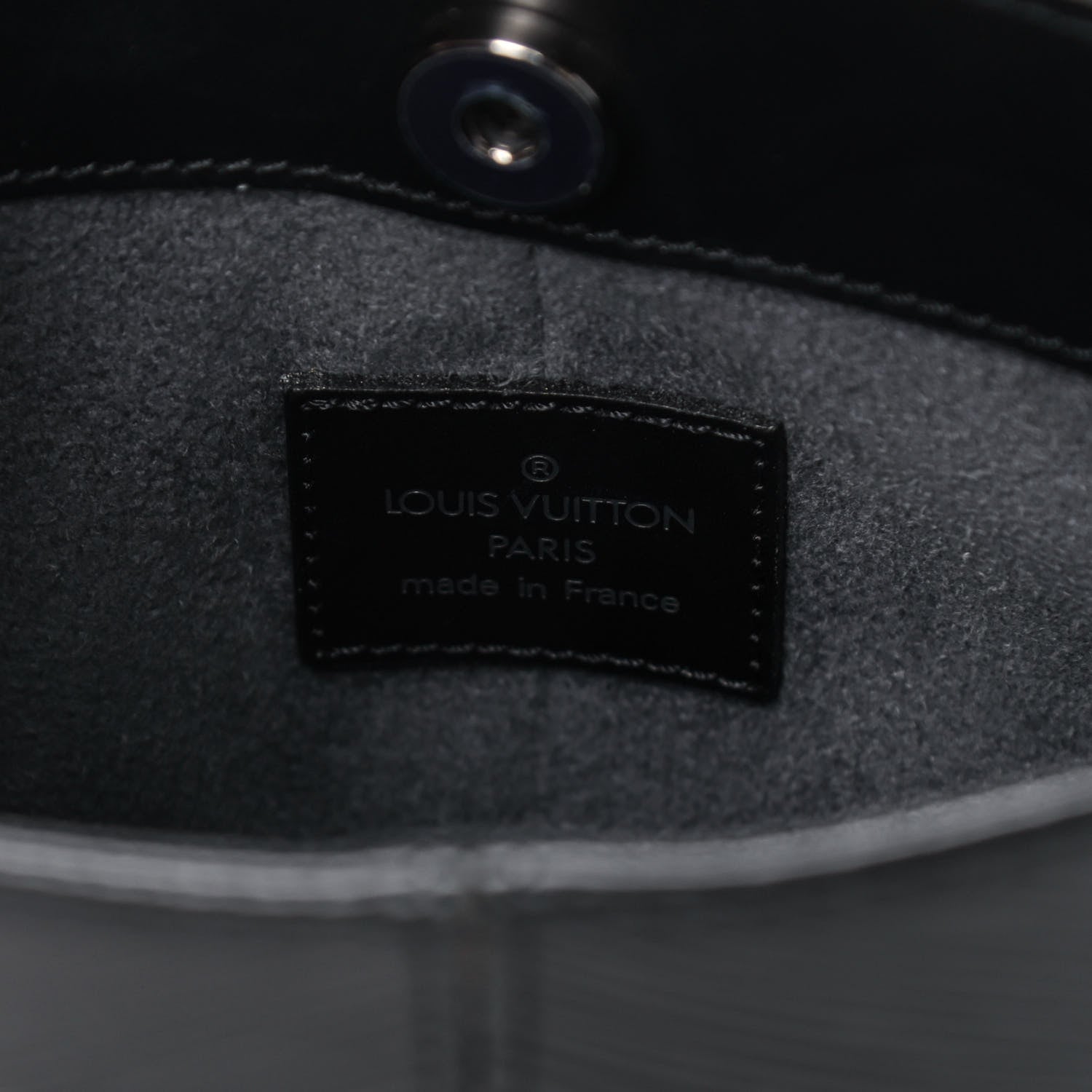 Louis Vuitton Epi Demi Lune Pochette Black 6 of 10