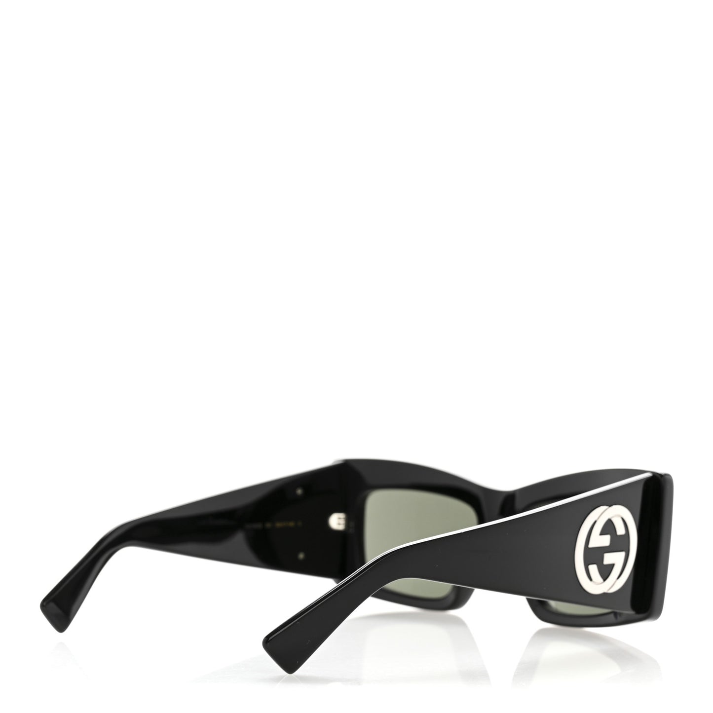 Acetate Square Frame Sunglasses GG1842S Black