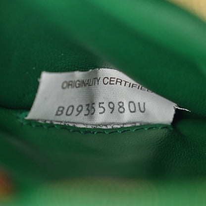 Bottega Veneta Lambskin Maxi Intreccio Padded Chain Cassette Crossbody Bag Racing Green 7 of 11