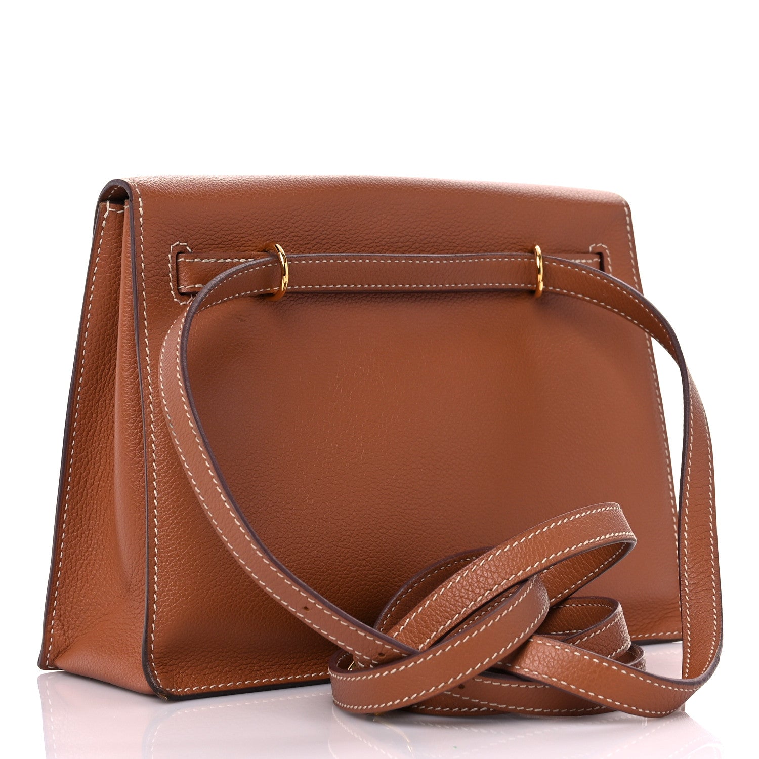 Hermes Evercolor Kelly Danse II Belt Bag Gold 3 of 18