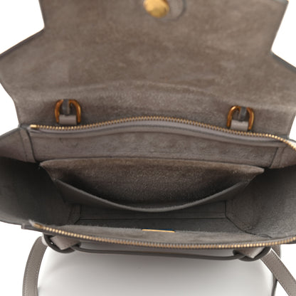 Celine Grained Calfskin Micro Belt Bag Pearl Blue 5 of 13