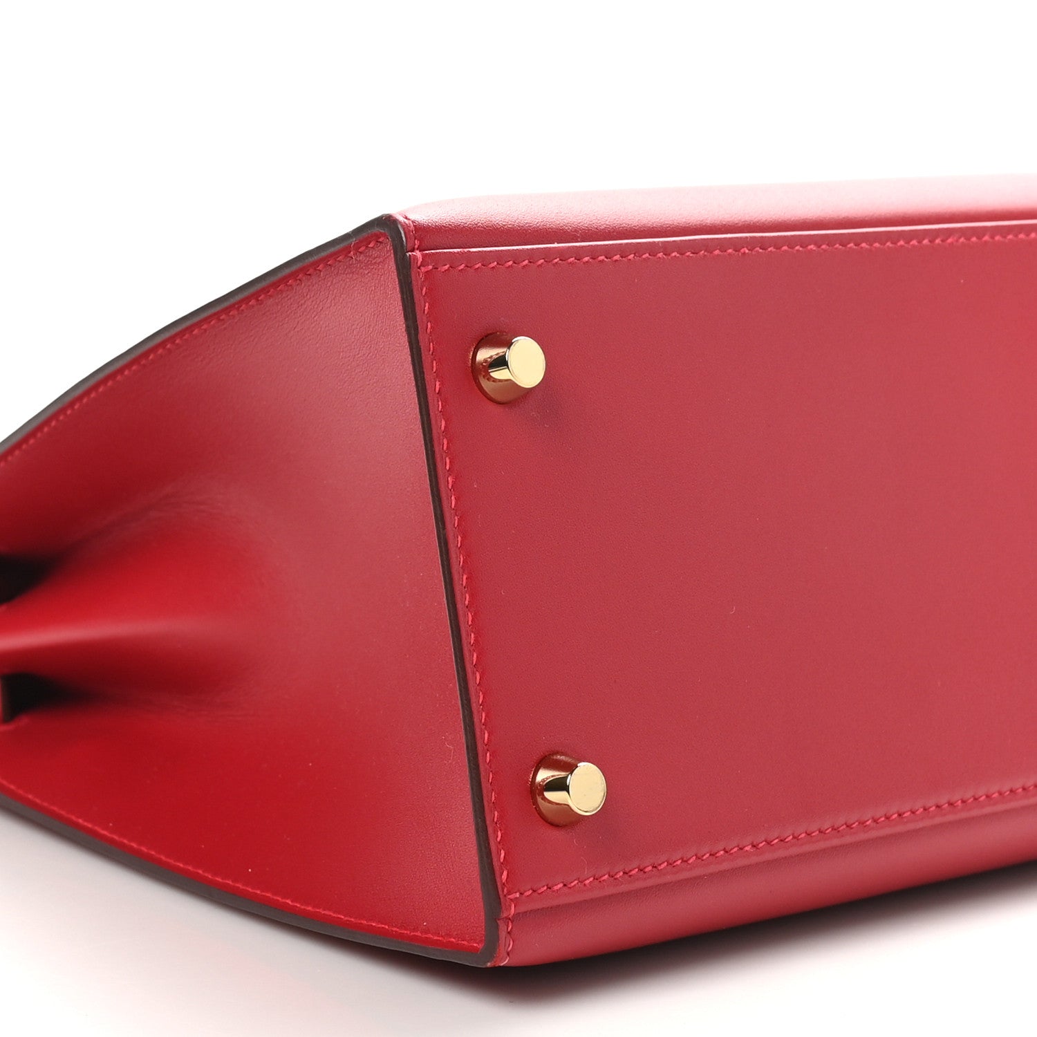 Hermes Tadelakt Kelly Sellier 28 Rouge Vif 9 of 11