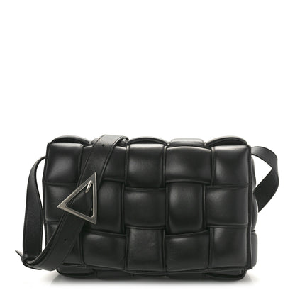 Bottega Veneta Nappa Maxi Intreccio Padded Cassette Crossbody Bag Black 1 of 10