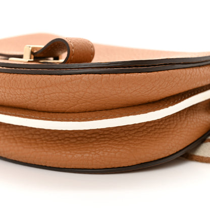 Delvaux Crispy Calfskin Mini Le Mutin Saddle Belt Bag Vegetal 9 of 12