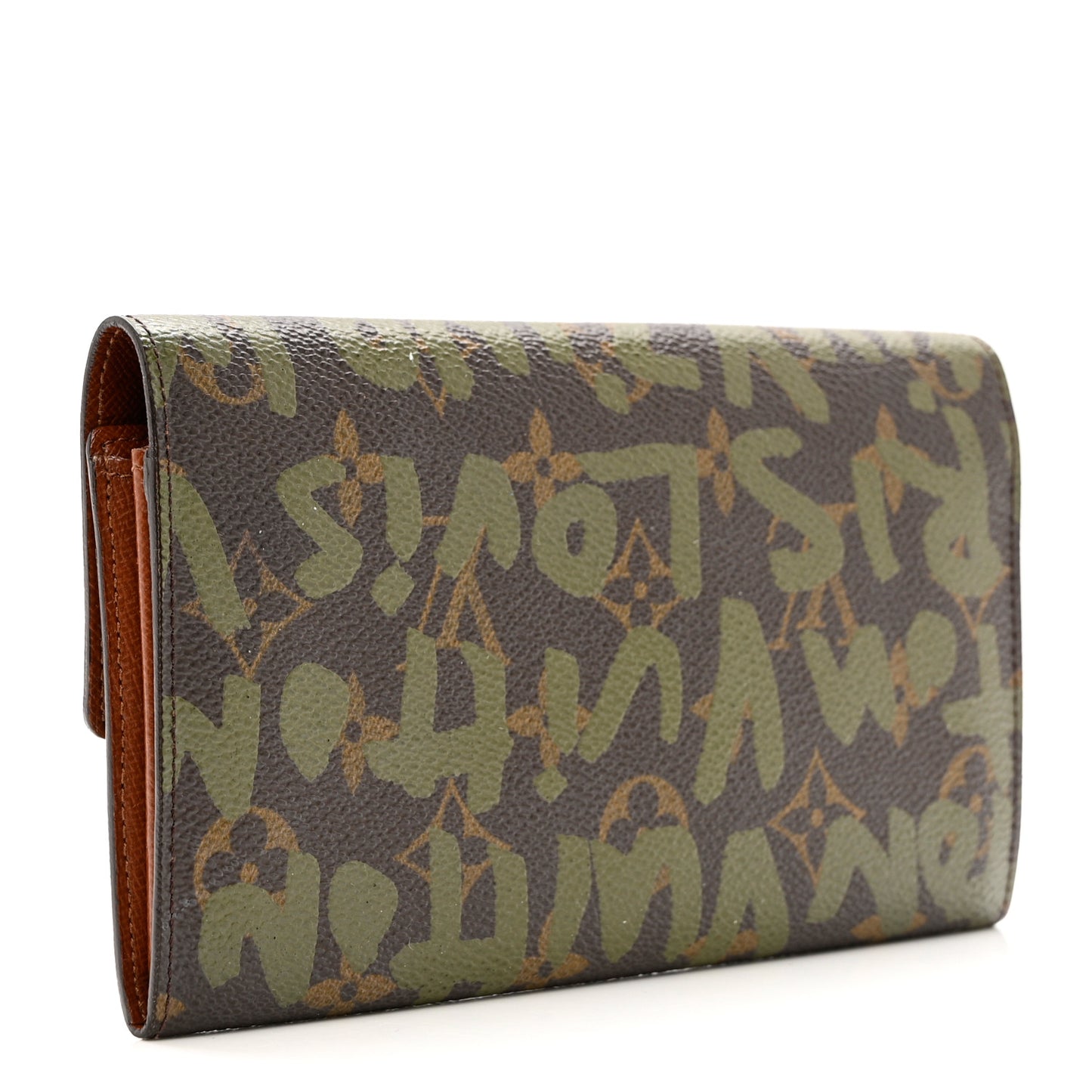Monogram Graffiti Porte-Monnaie Wallet Kaki