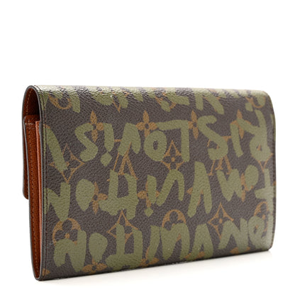 Louis Vuitton Monogram Graffiti Porte-Monnaie Wallet Kaki 3 of 7