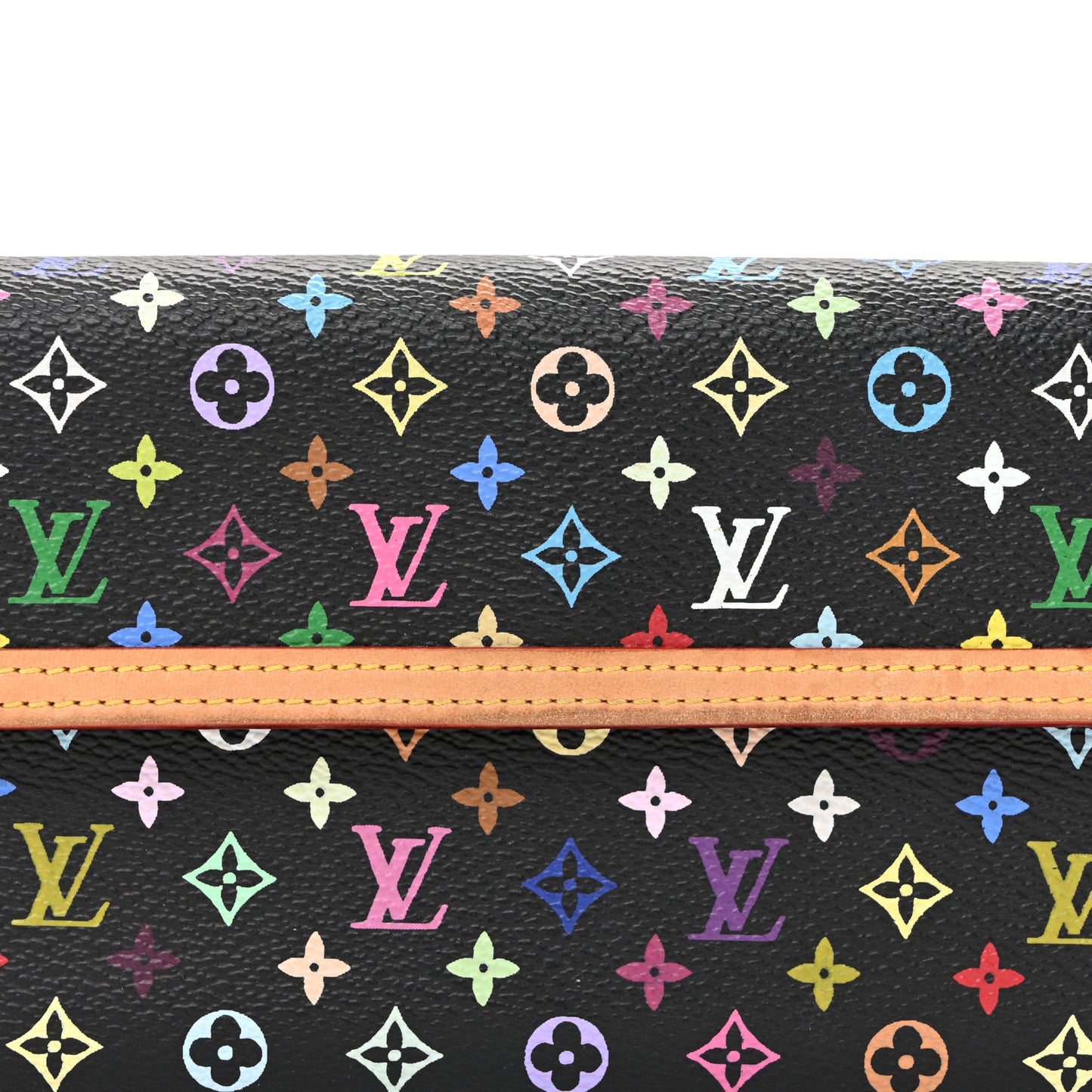 Monogram Multicolor Porte Tresor International Wallet Black