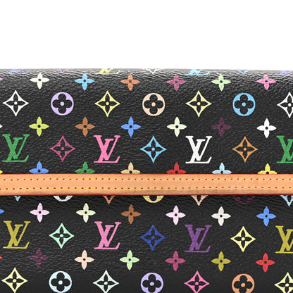 Louis Vuitton Monogram Multicolor Porte Tresor International Wallet Black 7 of 11