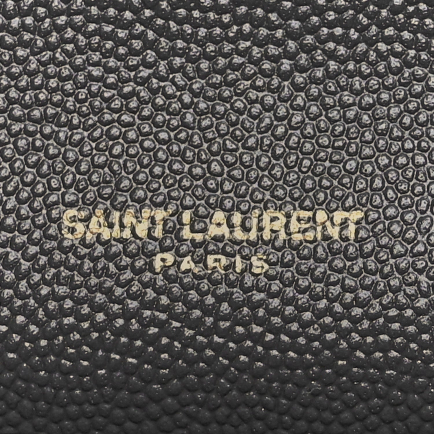 Saint Laurent Grain de Poudre Uptown Chain Wallet Storm 6 of 10