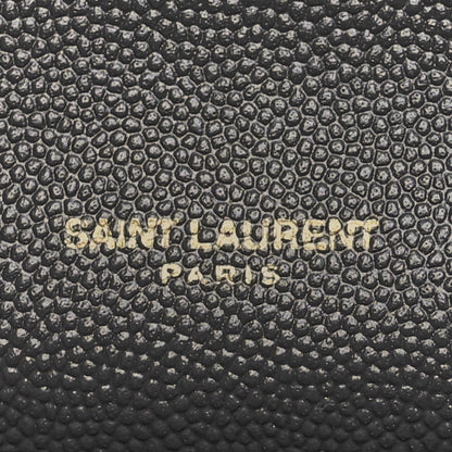 Saint Laurent Grain de Poudre Uptown Chain Wallet Storm 6 of 10