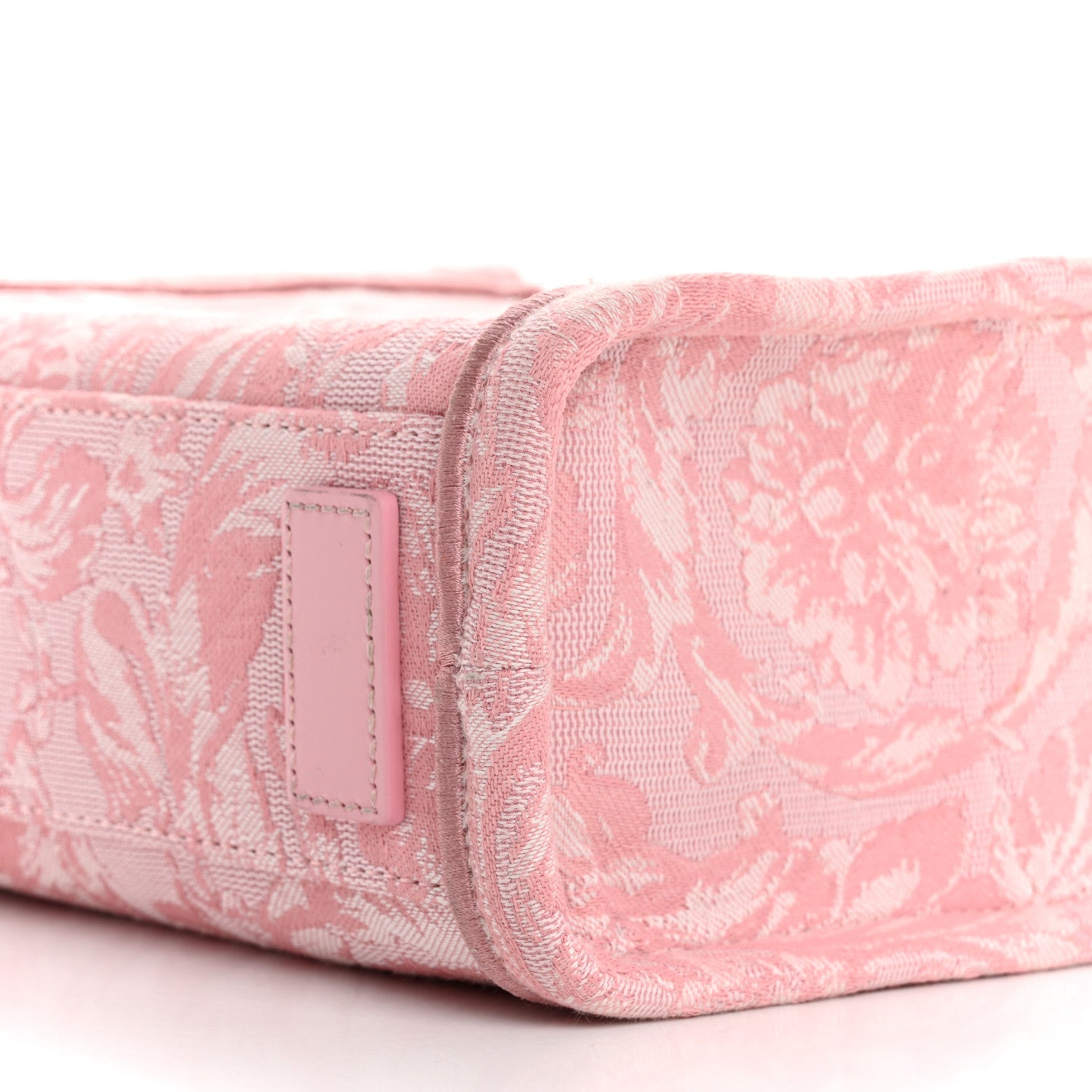 Versace Jacquard Barocco Extra Small Athena Tote Pink 9 of 11
