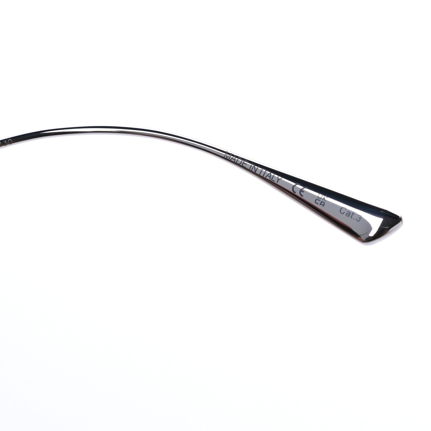 Saint Laurent Metal Aviator Sunglasses SL799 Silver Gray 8 of 9