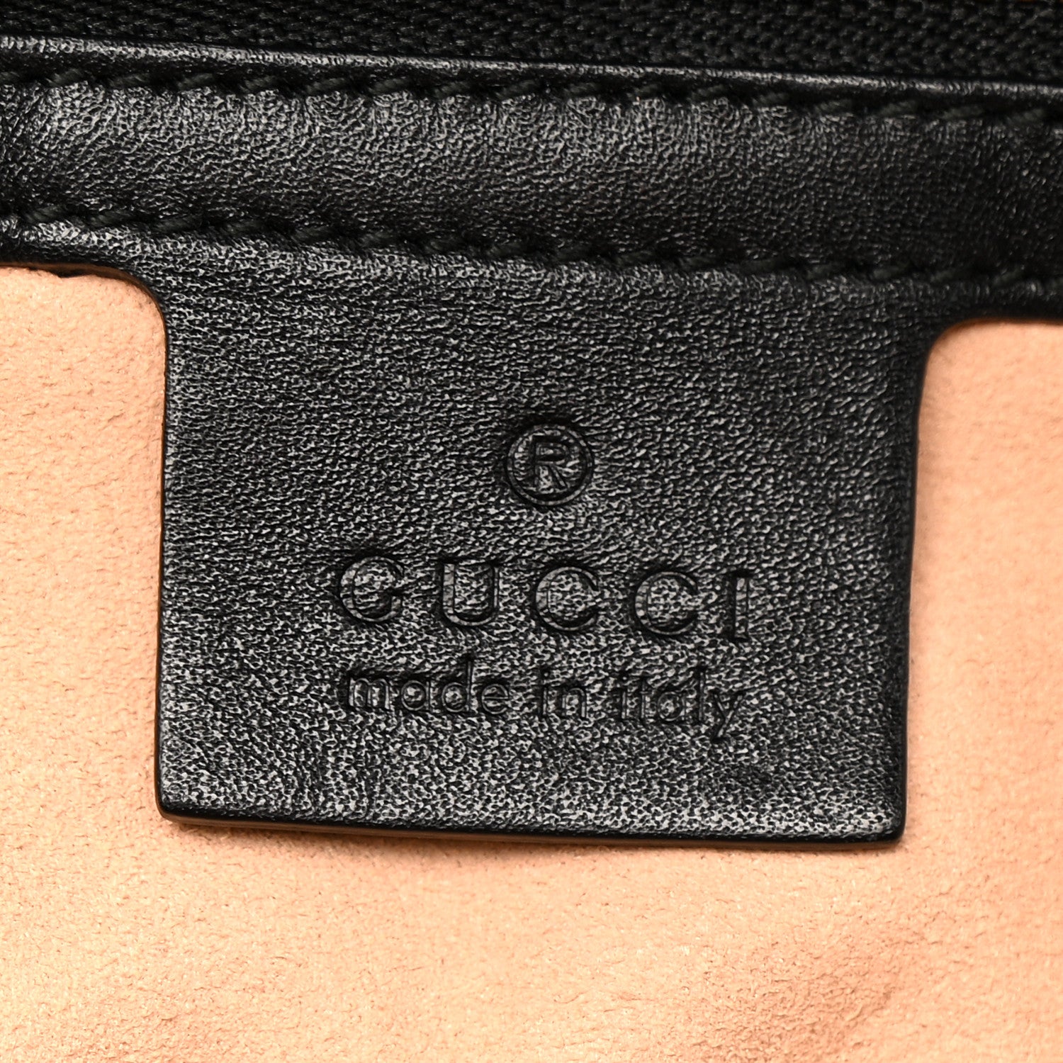 Gucci Calfskin Matelasse Medium GG Marmont Shoulder Bag Black 6 of 11