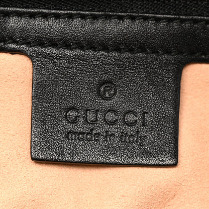 Gucci Calfskin Matelasse Medium GG Marmont Shoulder Bag Black 6 of 11