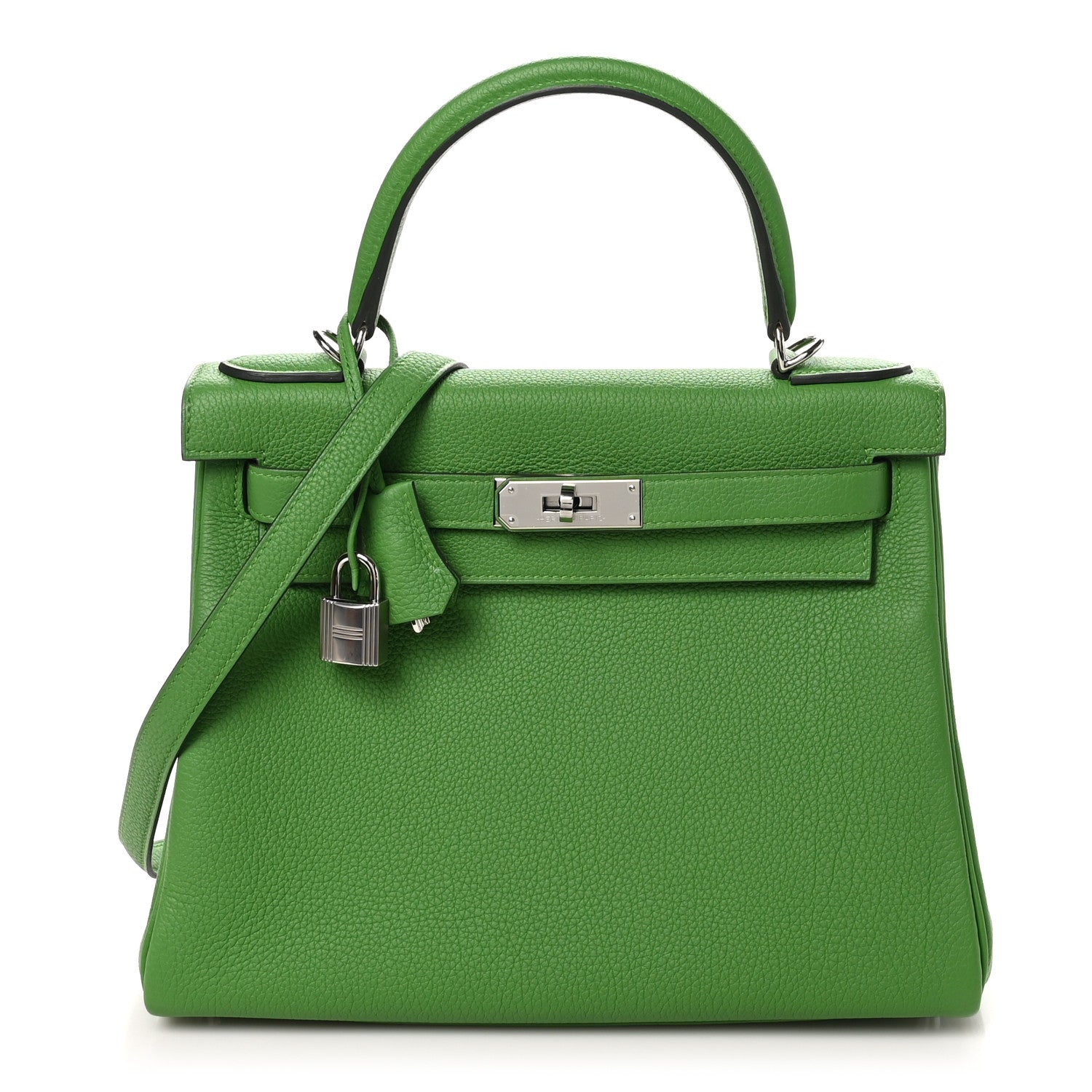 Hermes Togo Kelly Retourne 28 Vert Yucca 1 of 11