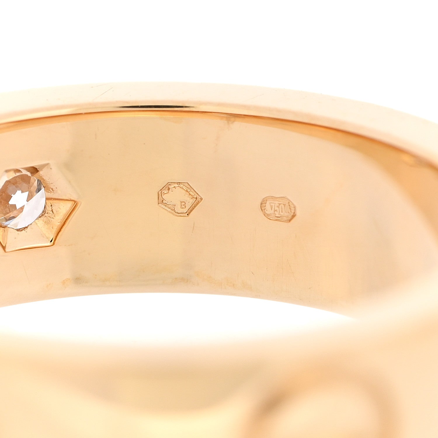 Cartier 18K Yellow Gold 3 Diamond 5.5mm LOVE Ring 49 5 7 of 7