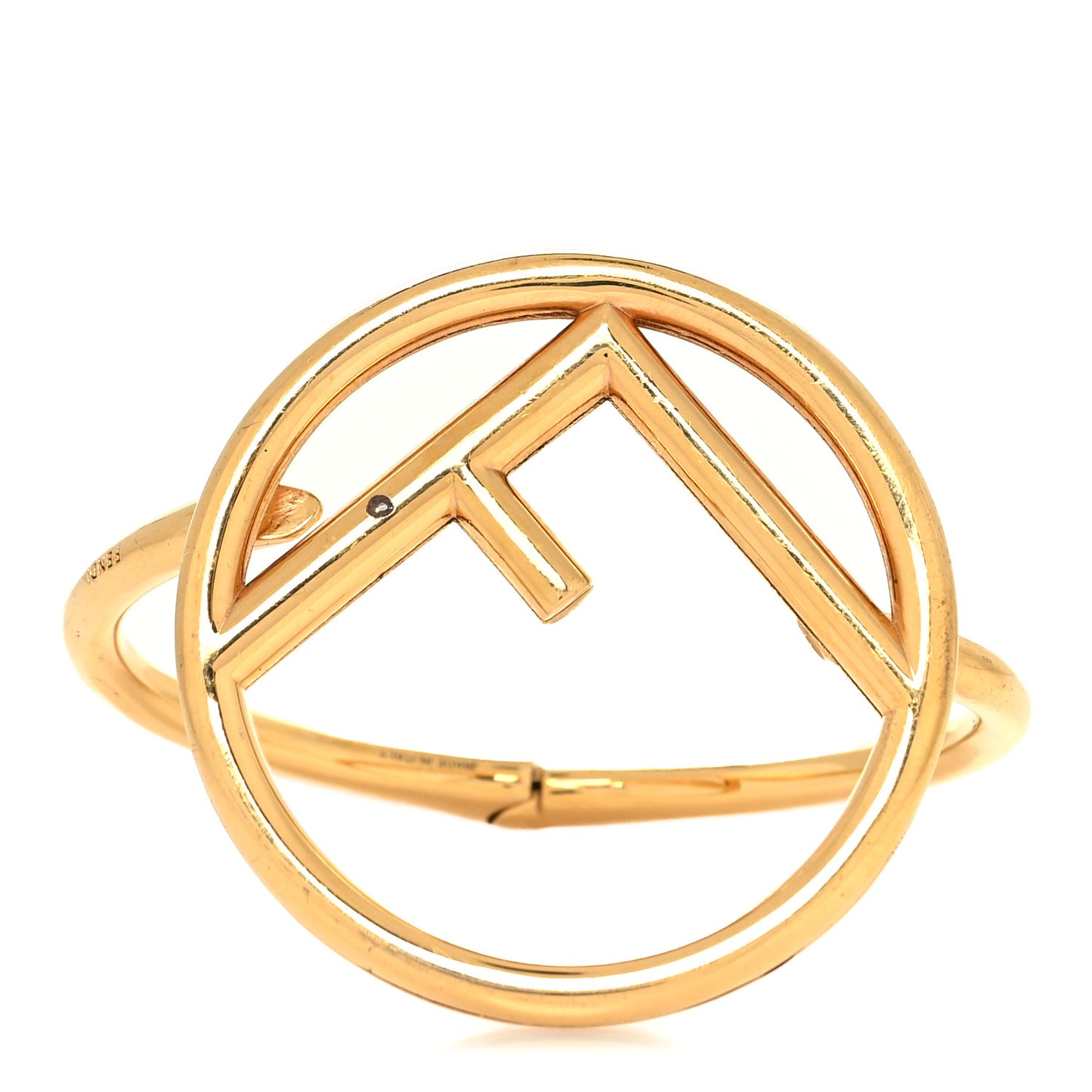 Metal F is Fendi Bracelet Oro