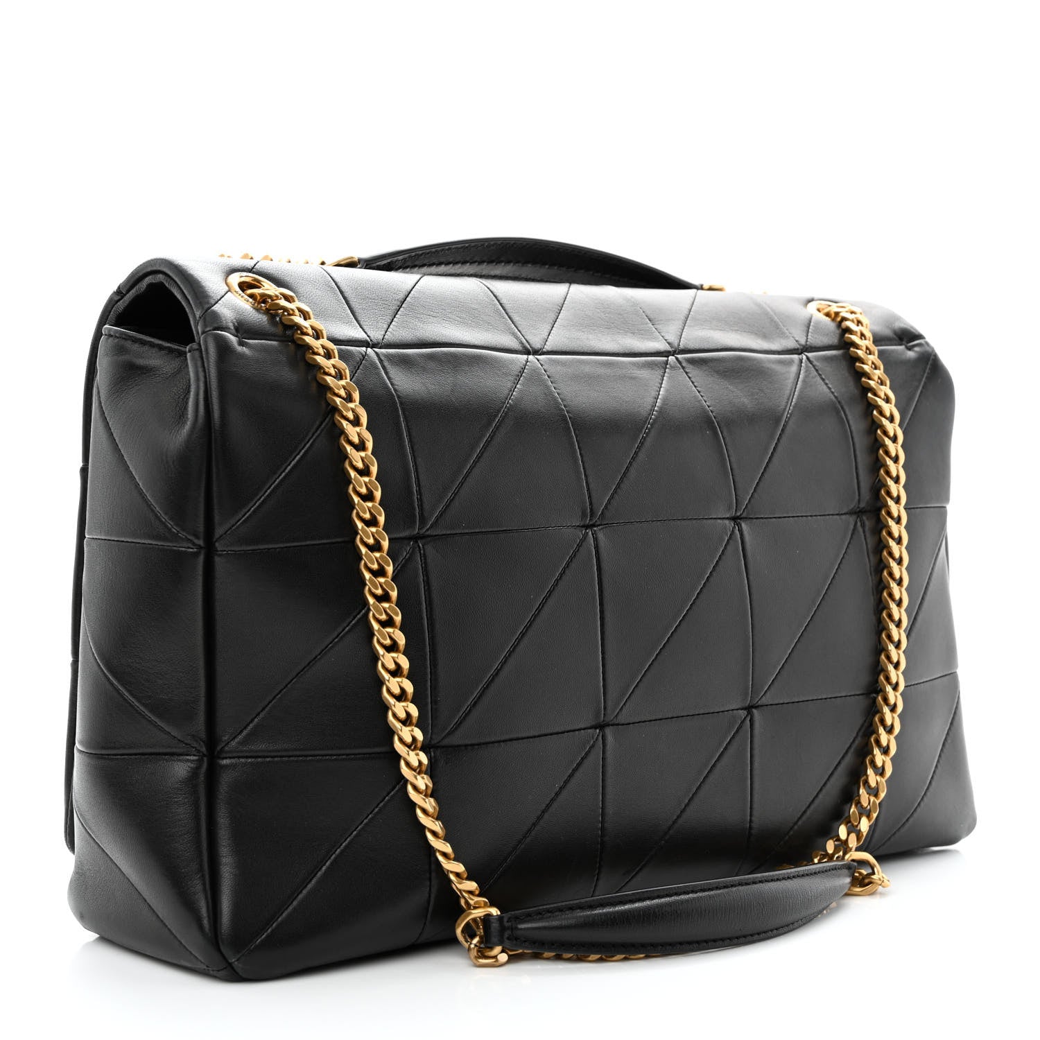 Saint Laurent Lambskin Patchwork Monogram Large Jamie Black 3 of 10