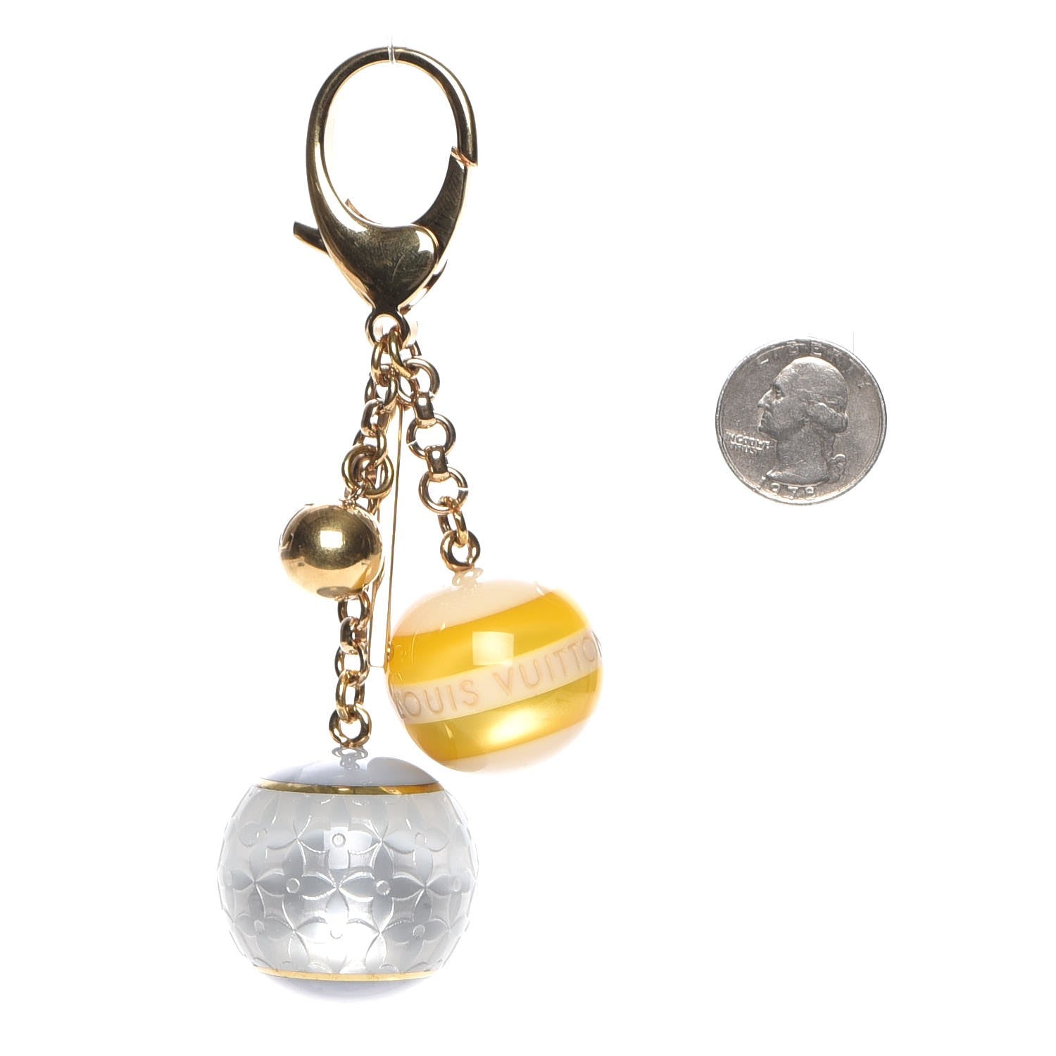 Louis Vuitton Mini Lin Bag Charm 2 of 2