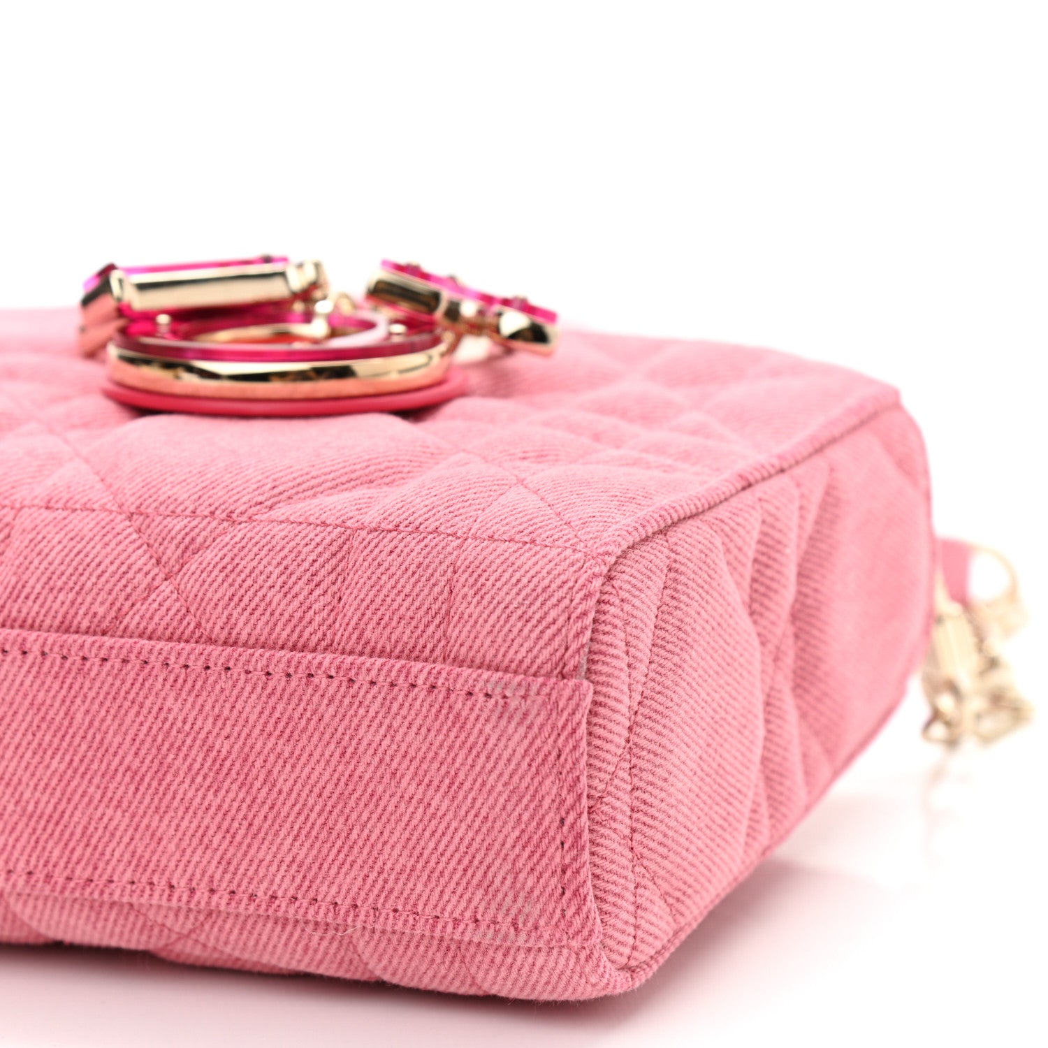 Christian Dior Denim Macrocannage Lady D-Joy Pink 1147071