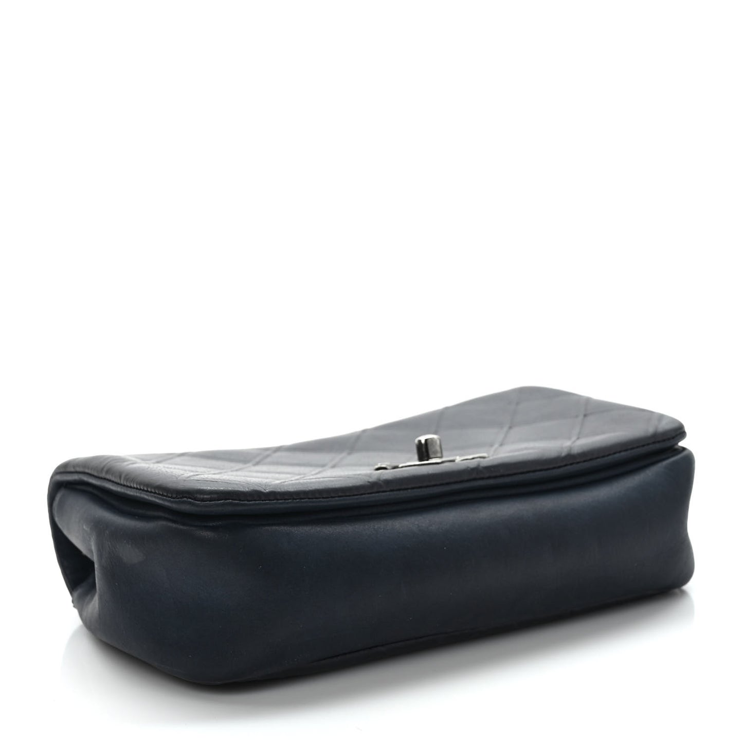 Calfskin Diamond Embossed New Chic Flap Blue