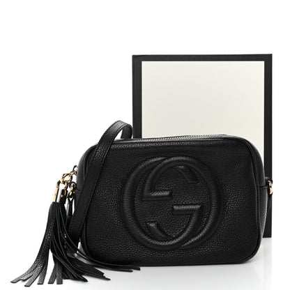 Gucci Pebbled Calfskin Small Soho Disco Bag Black 11 of 11